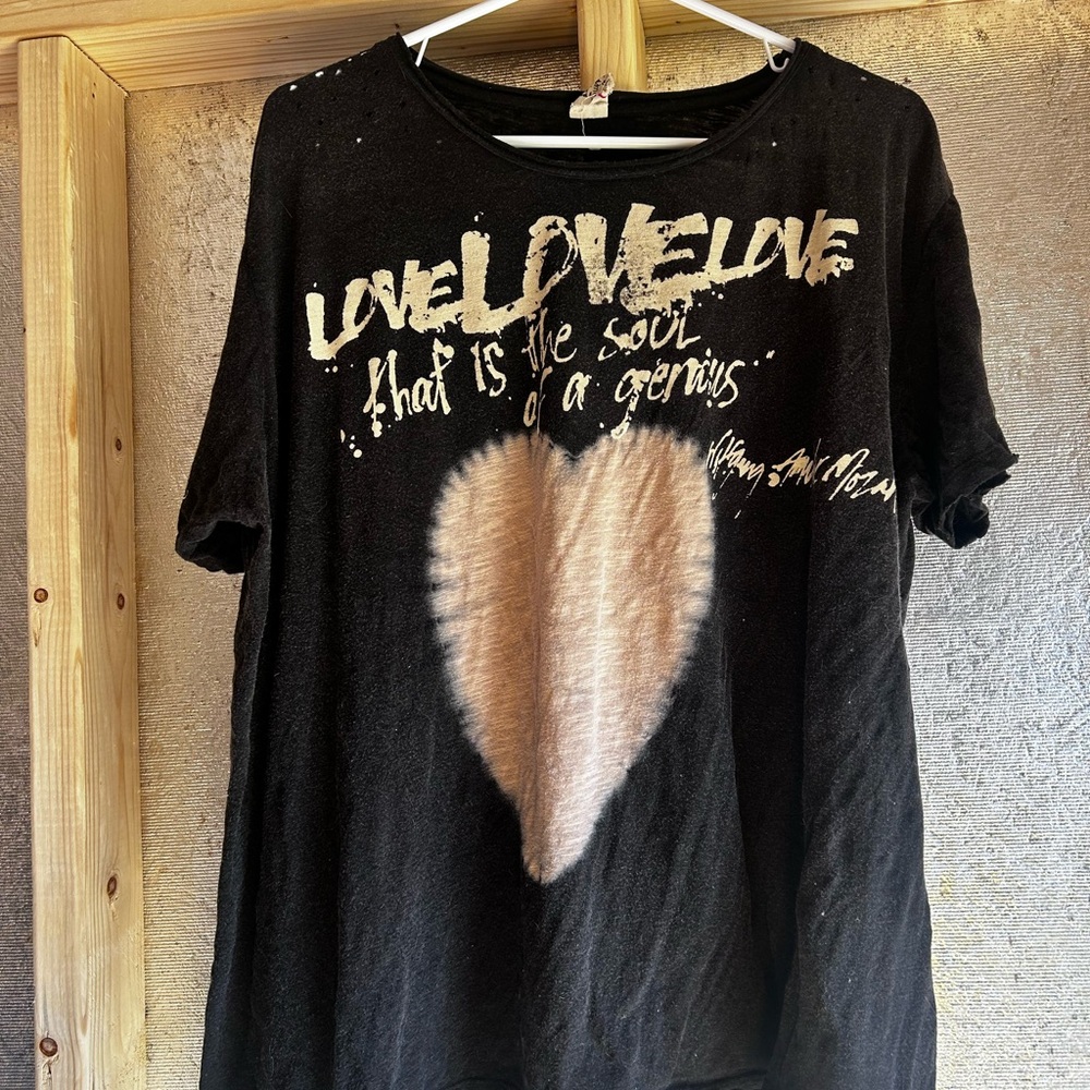 Magnolia Pearl Black Love Graphic Tee